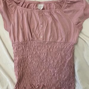 Abercombrie Kids pink shirt. Good material.